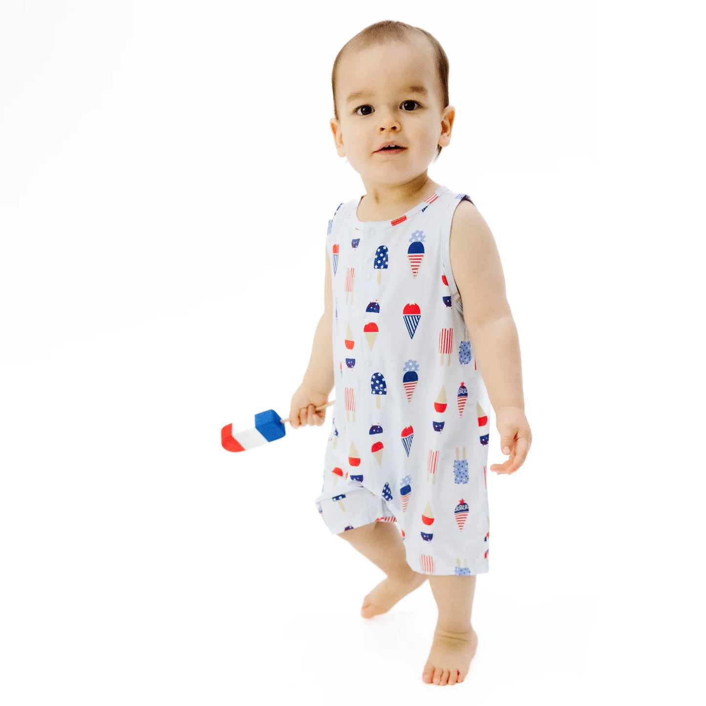 American Ice Cream Sleeveless Shortie Romper
