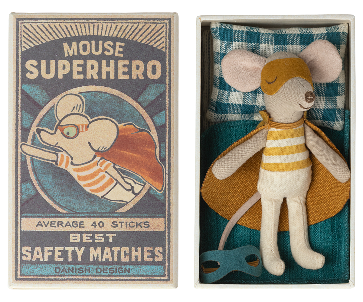 Maileg Super Hero Mouse- Little Brother