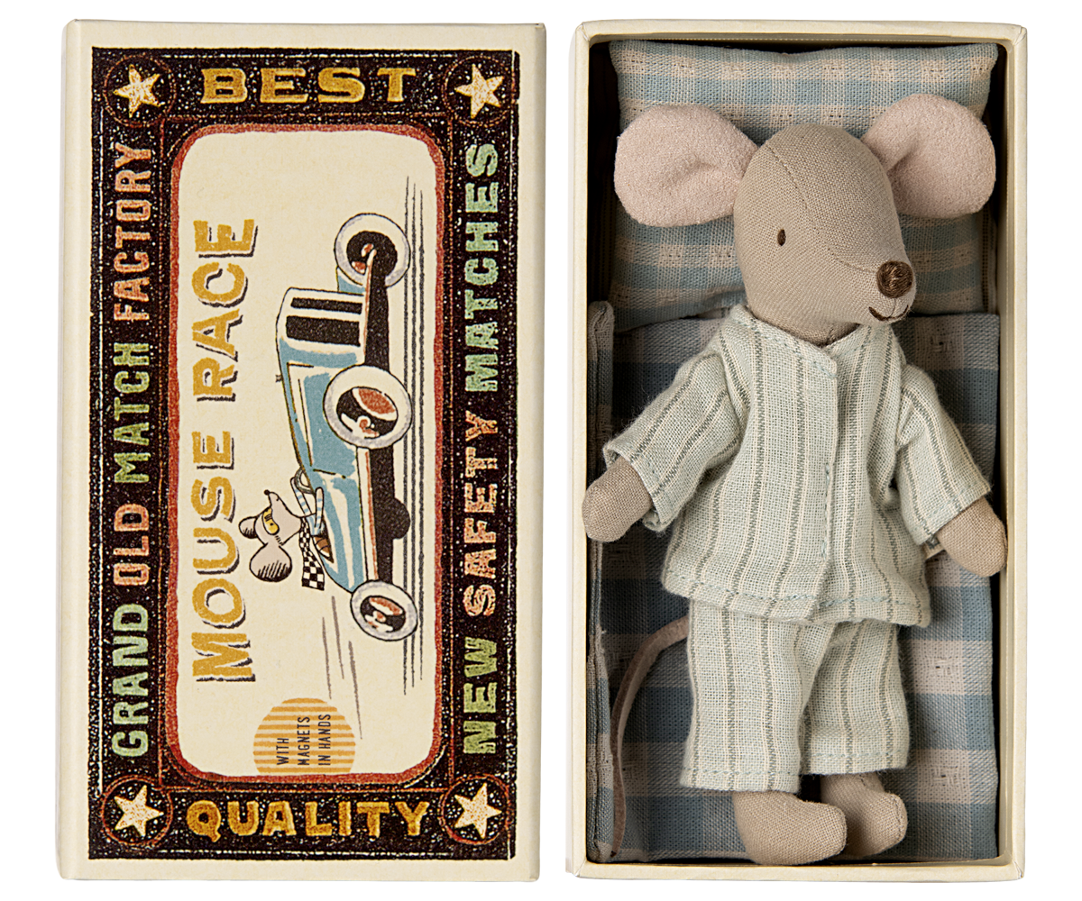 Maileg Big Brother Mouse in Matchbox
