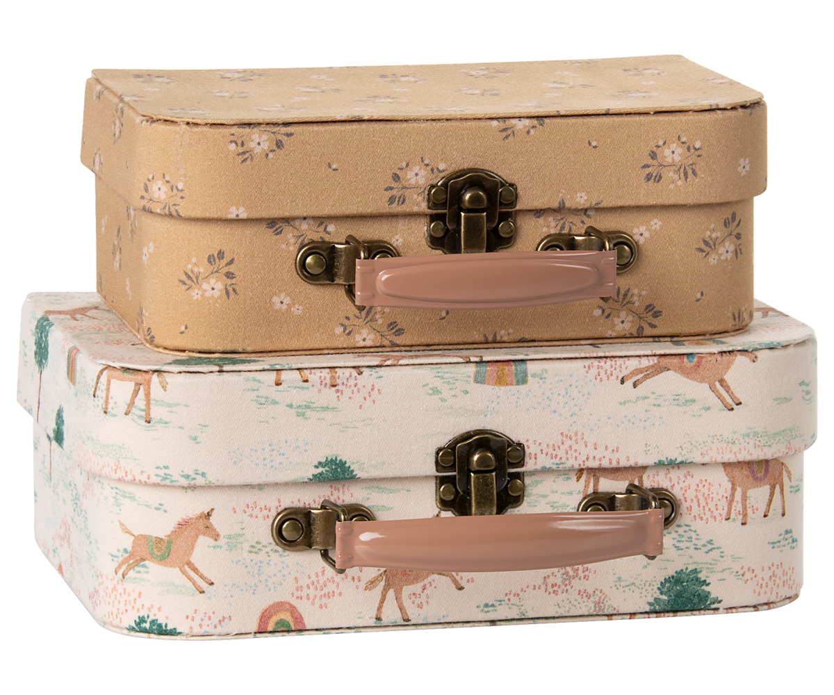 Maileg Two-Piece Suitcase Set- Unicorn