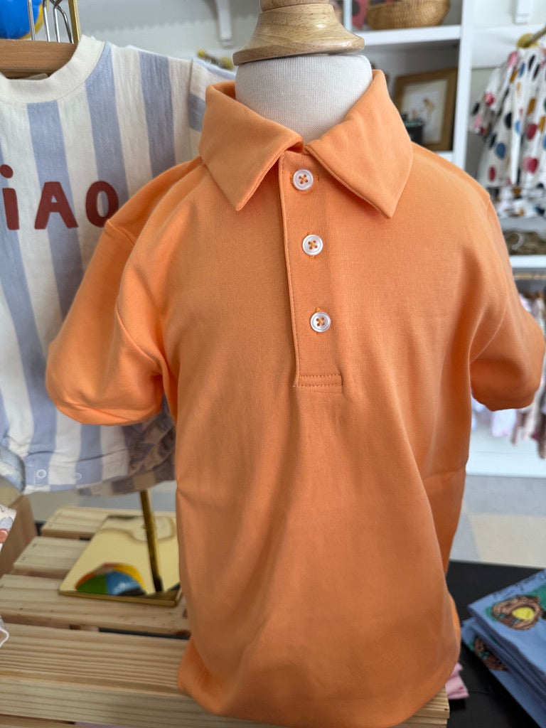 Pima Polo- Orange