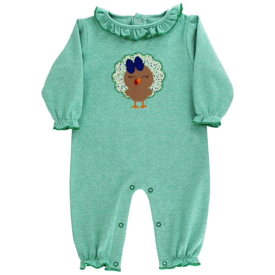 Turkey Tots - Girls Knit Romper
