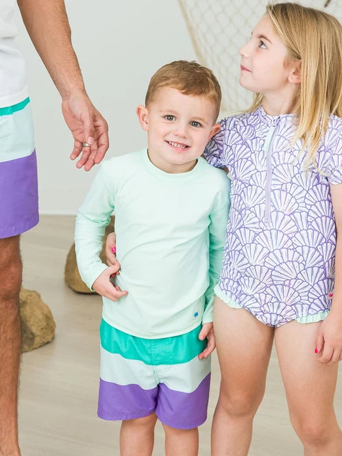 Mint Long Sleeve Rash Guard