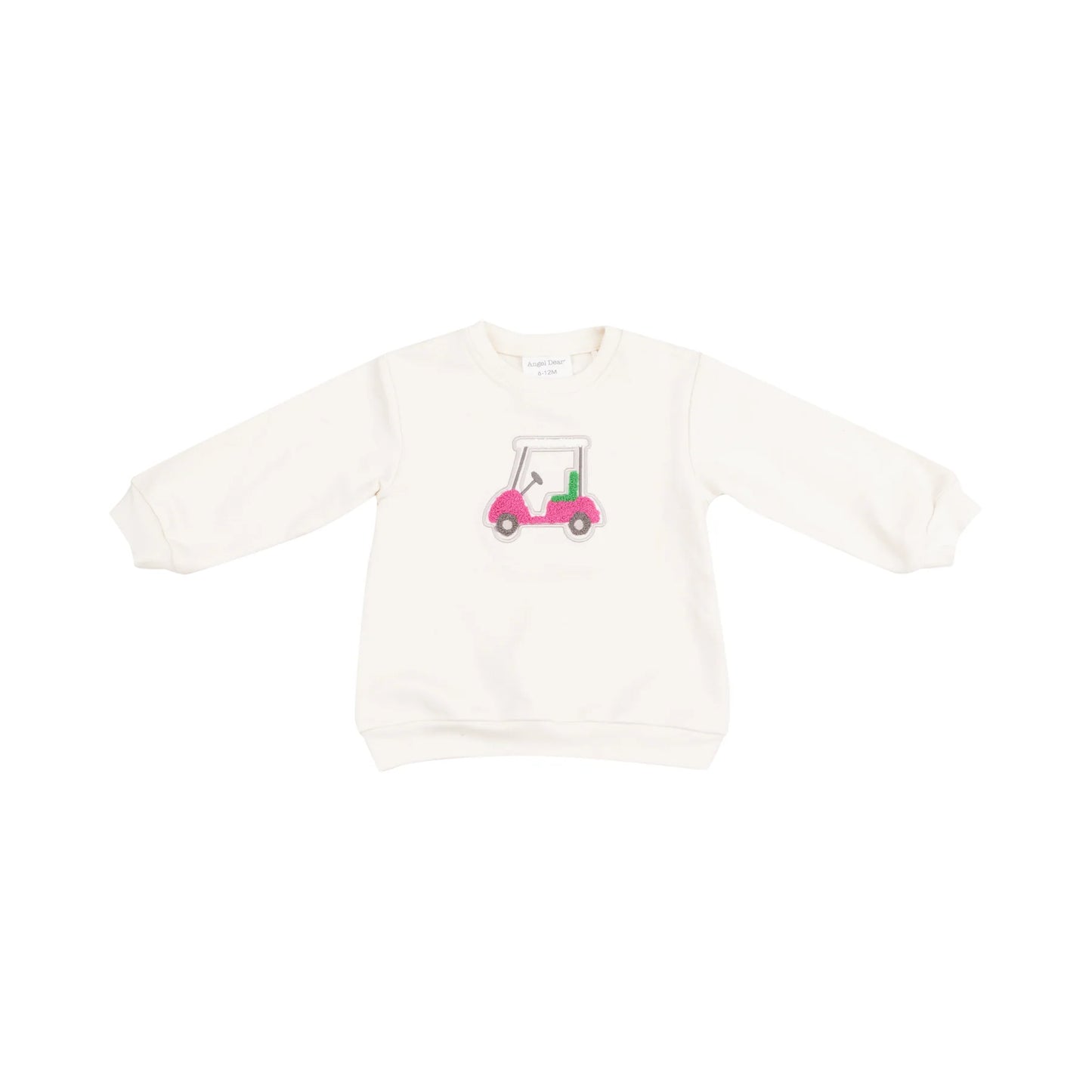 Oversize Sweatshirt with Applique - Golf Cart French Terry