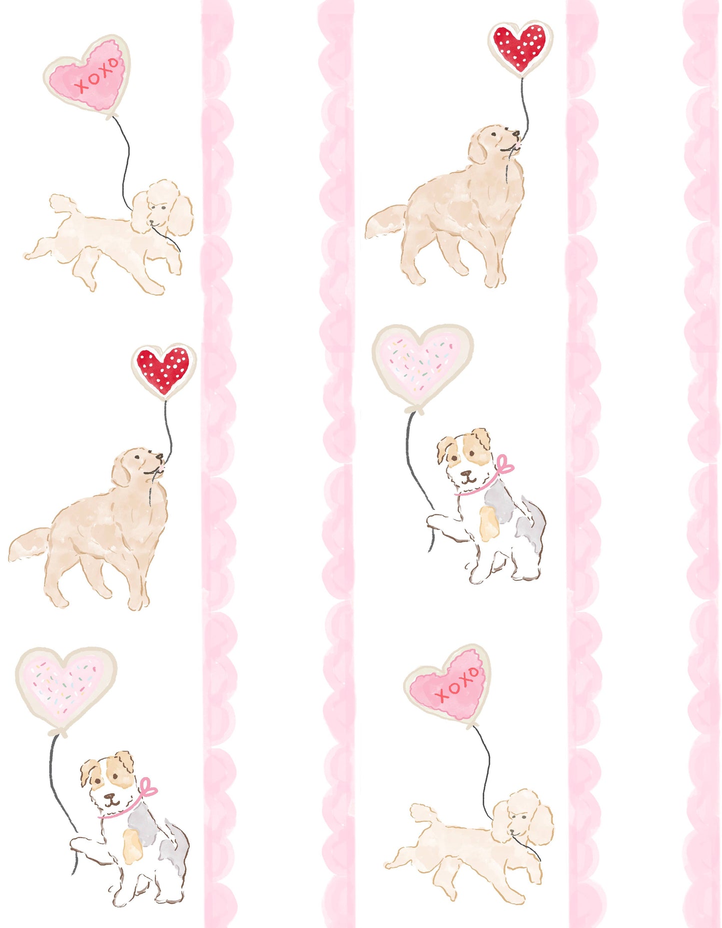 Valentine Pups Jam Set