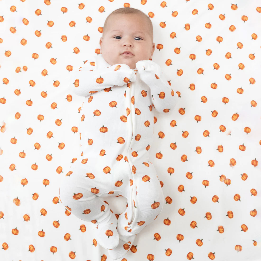 Little Pumpkins- 2 Way Zipper Footie