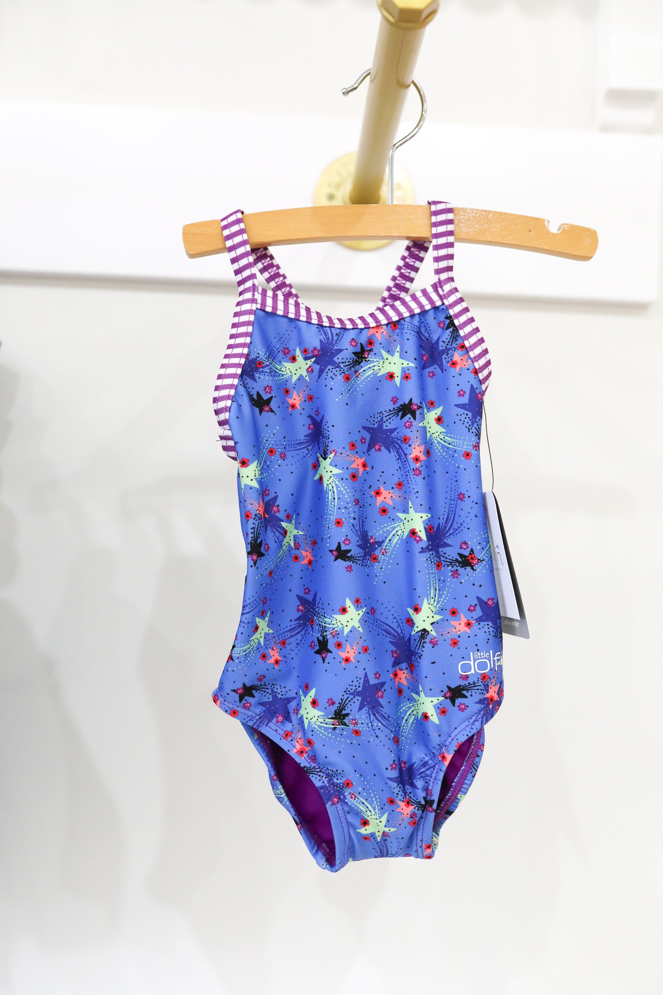 Little Dolfin Girls Stargazer Toddler One Piece Swimsuit
