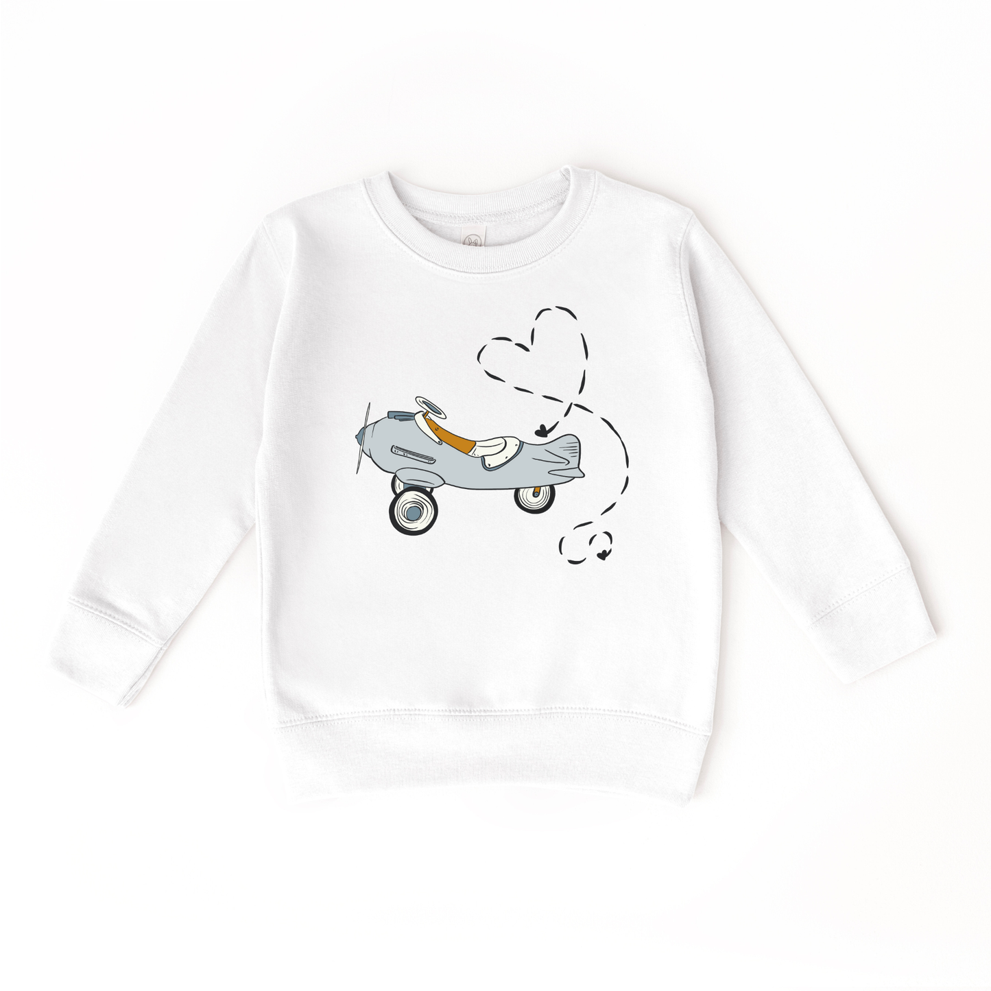 Love is in the Air Airplane Valentine Day Kids sweatshirt