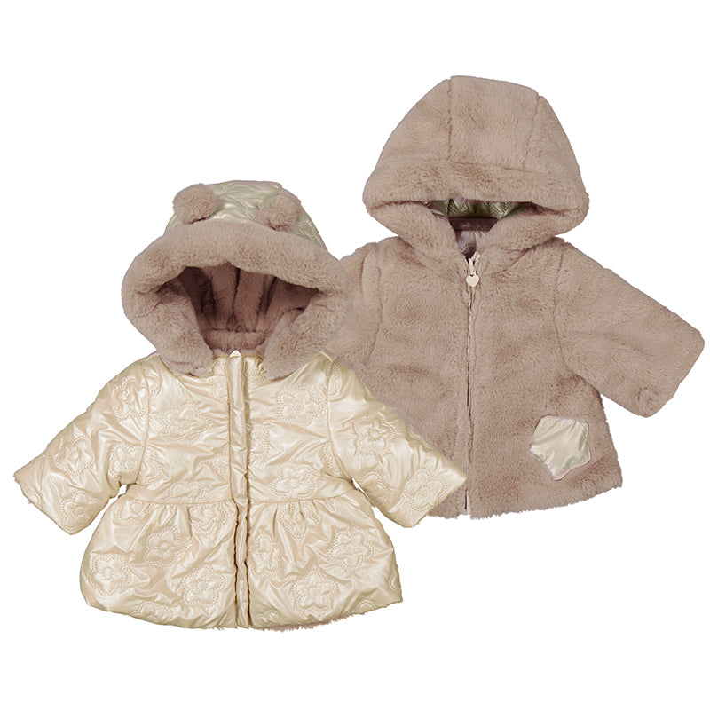 Baby Girl Reversible Coat