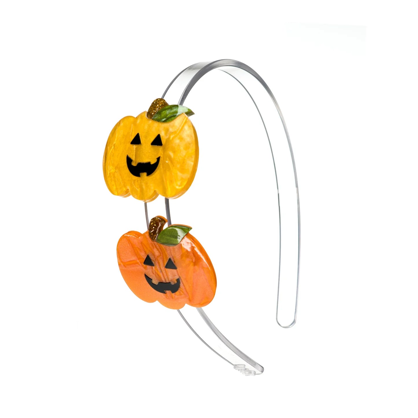 Double Pumpkin Pearlized Headband