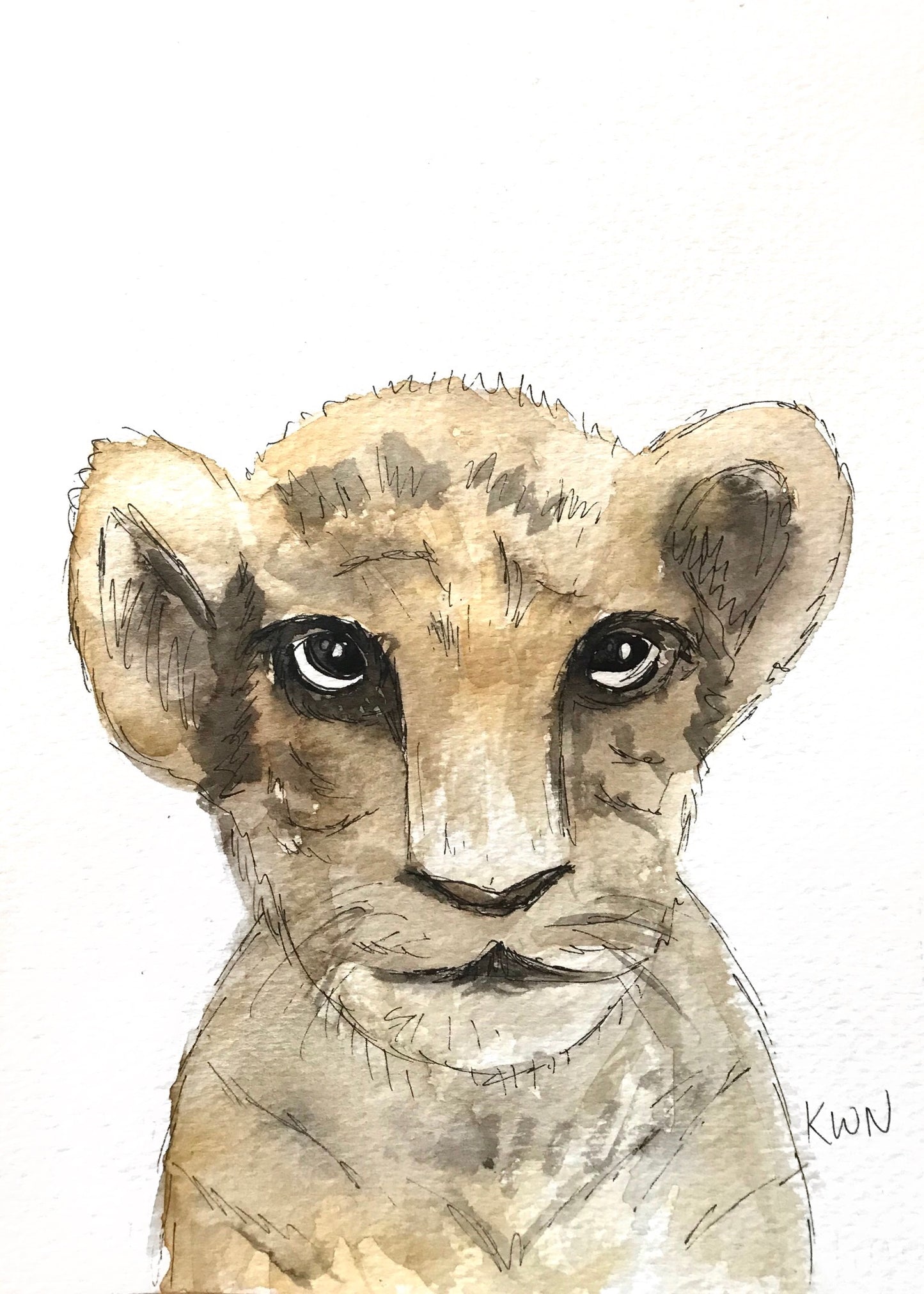 Watercolor Animal Prints- 11 x 14