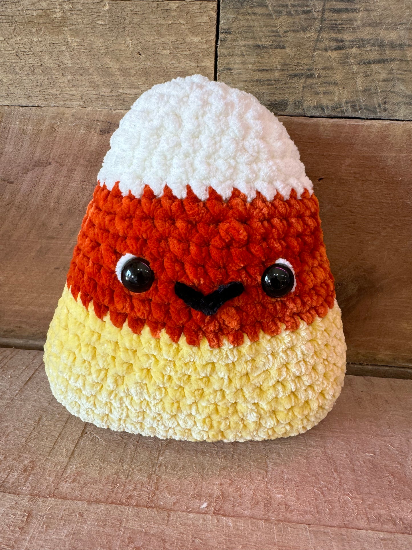 Crochet Candy Corn- Large