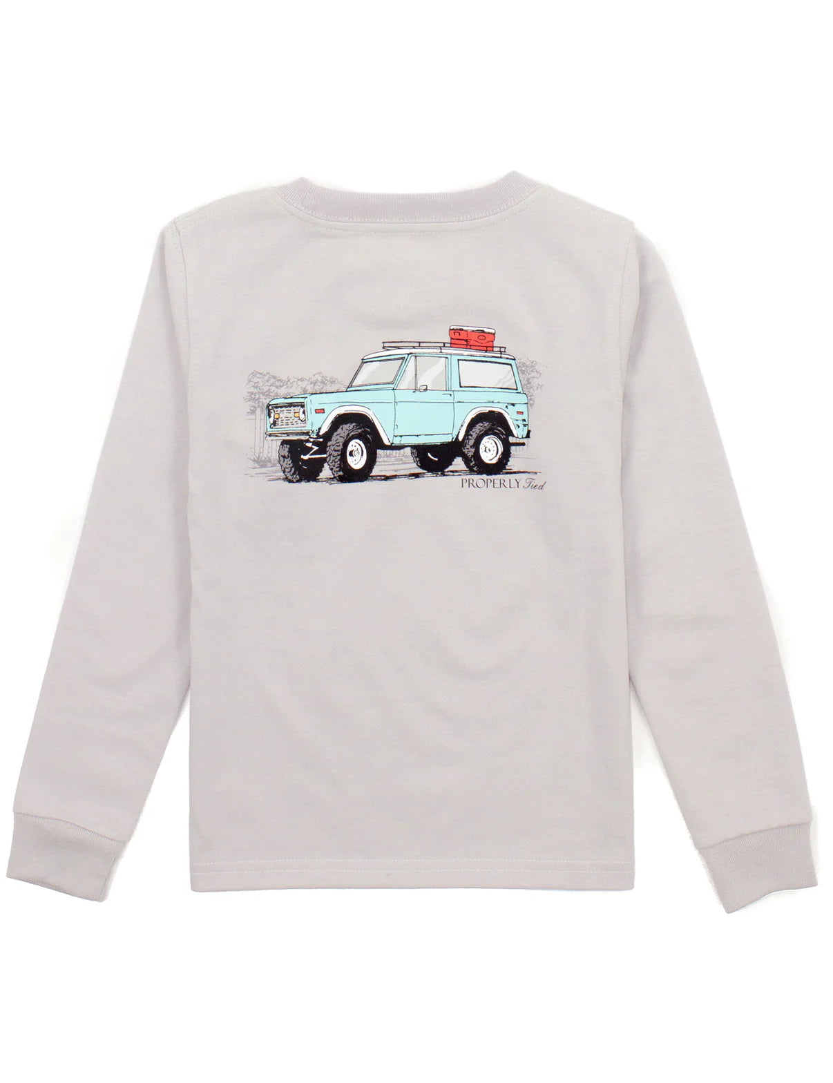 4x4 Long Sleeve Tee - Ice Gray
