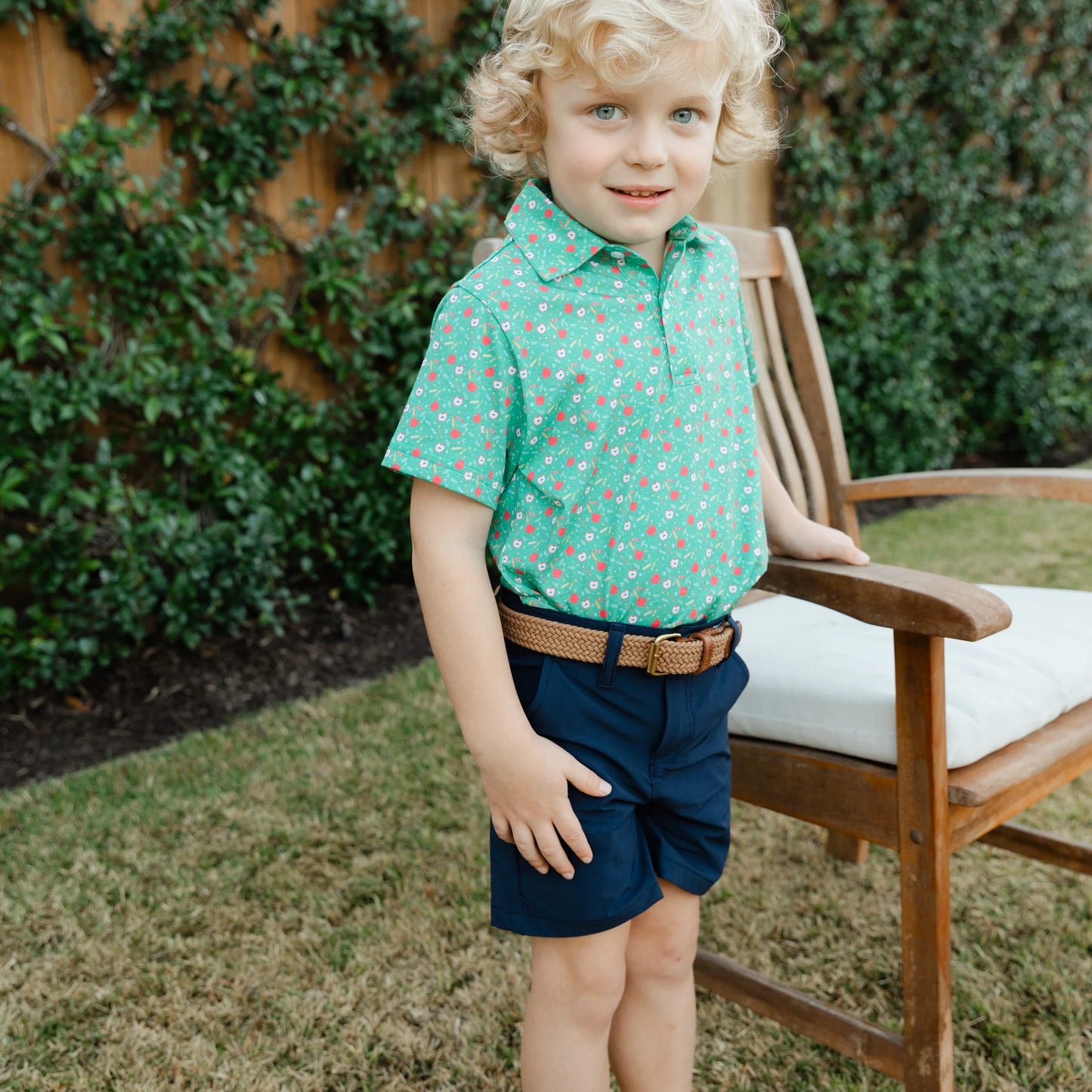 Sport Henry Polo - Back to School on Green