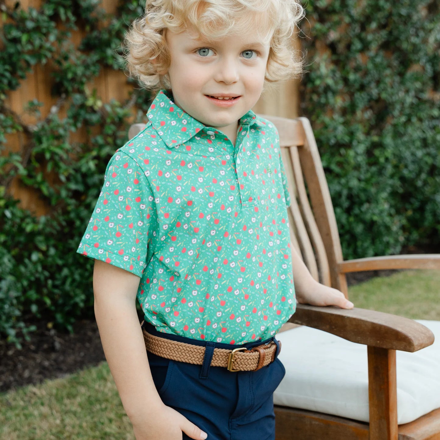 Sport Henry Polo - Back to School on Green