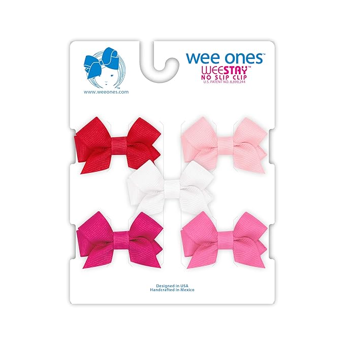 Five Tiny Front-tail Grosgrain Bows