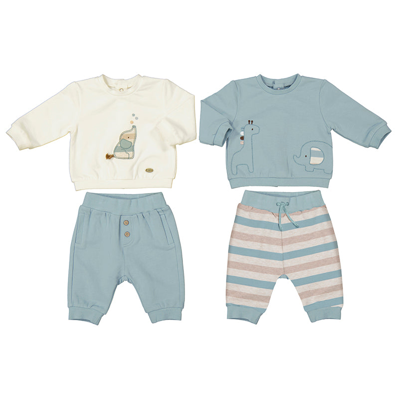 Elephant Knit Set- White