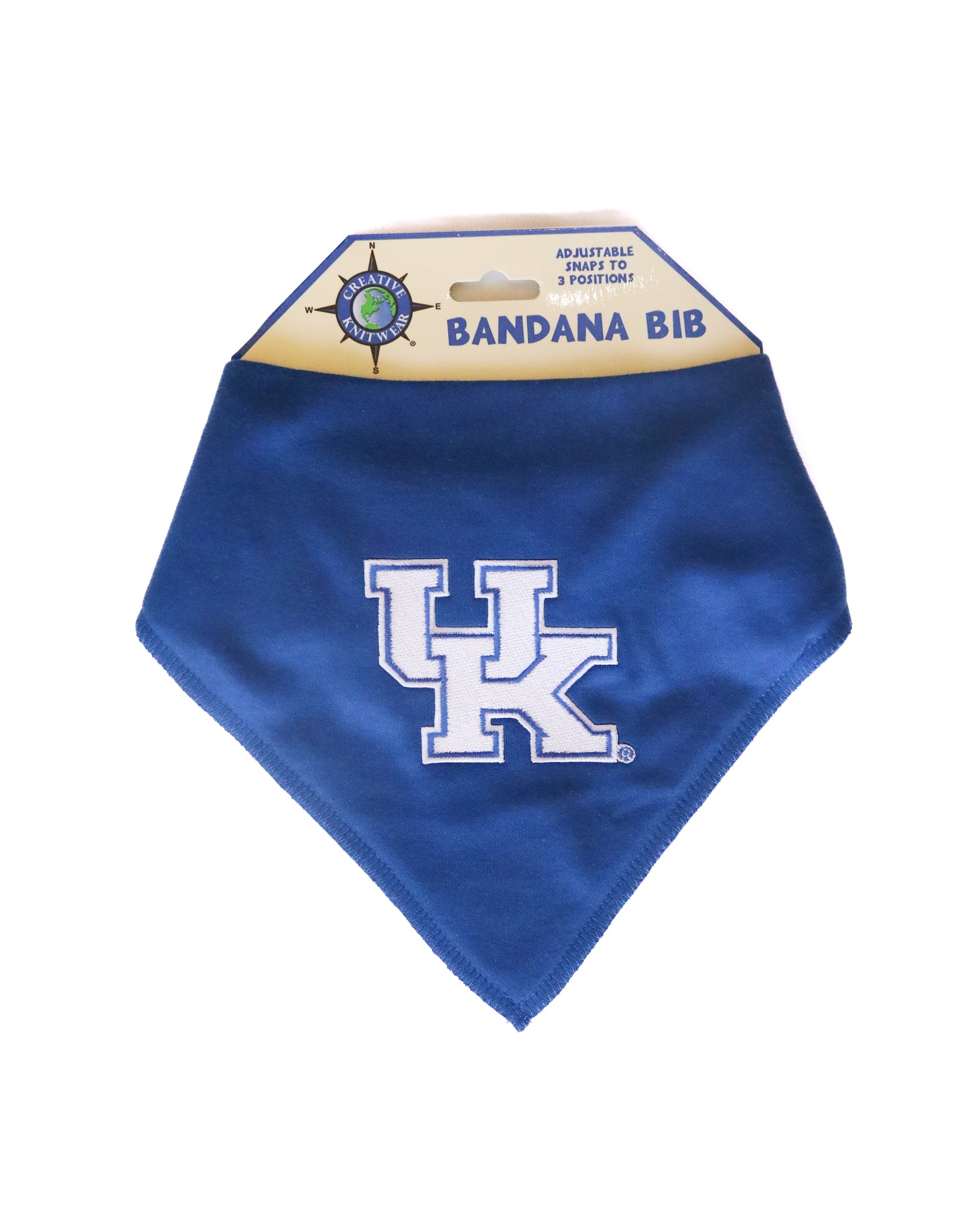 Kentucky Bandana Bib- Royal Blue