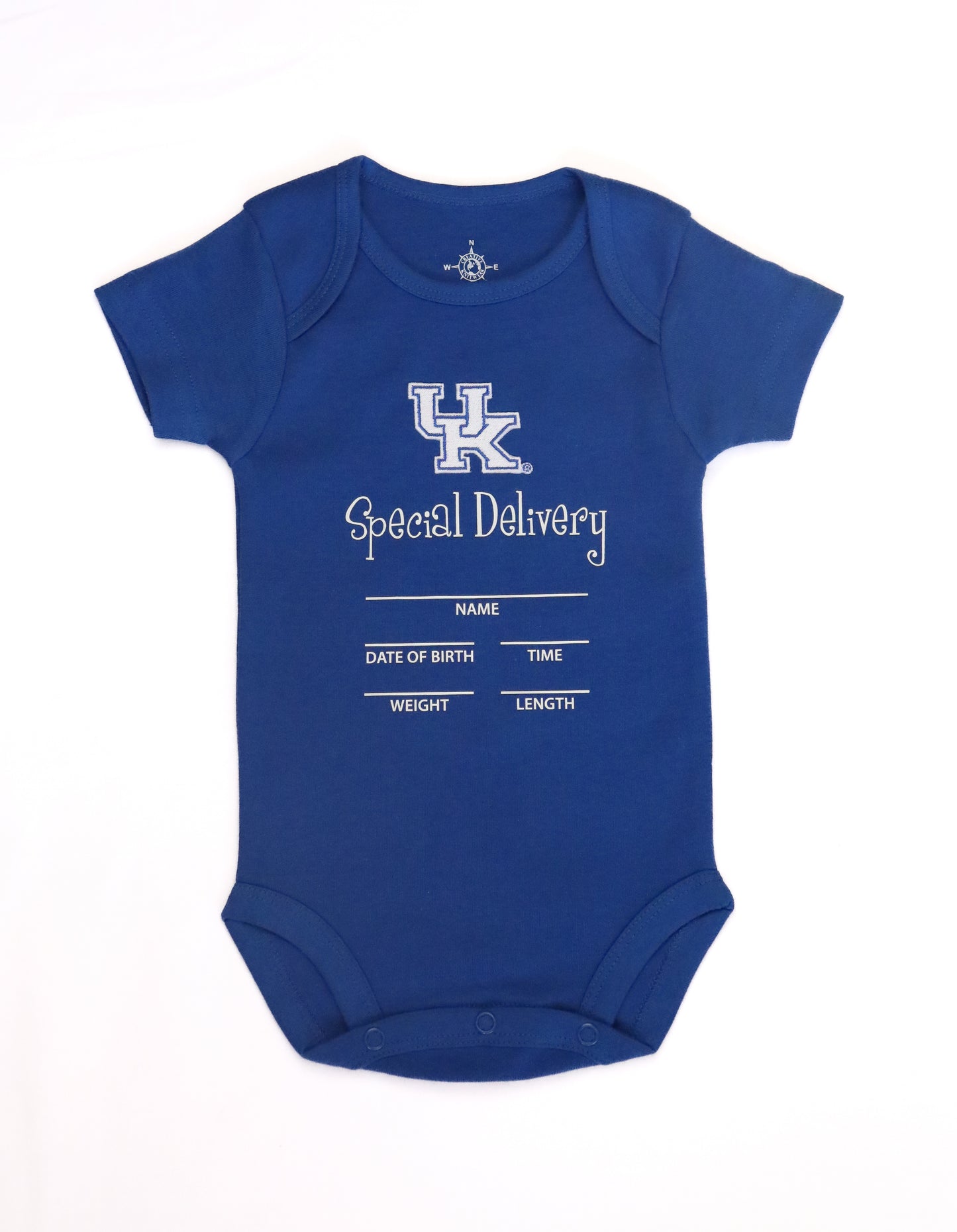 Kentucky Special Delivery Onesie- Royal Blue