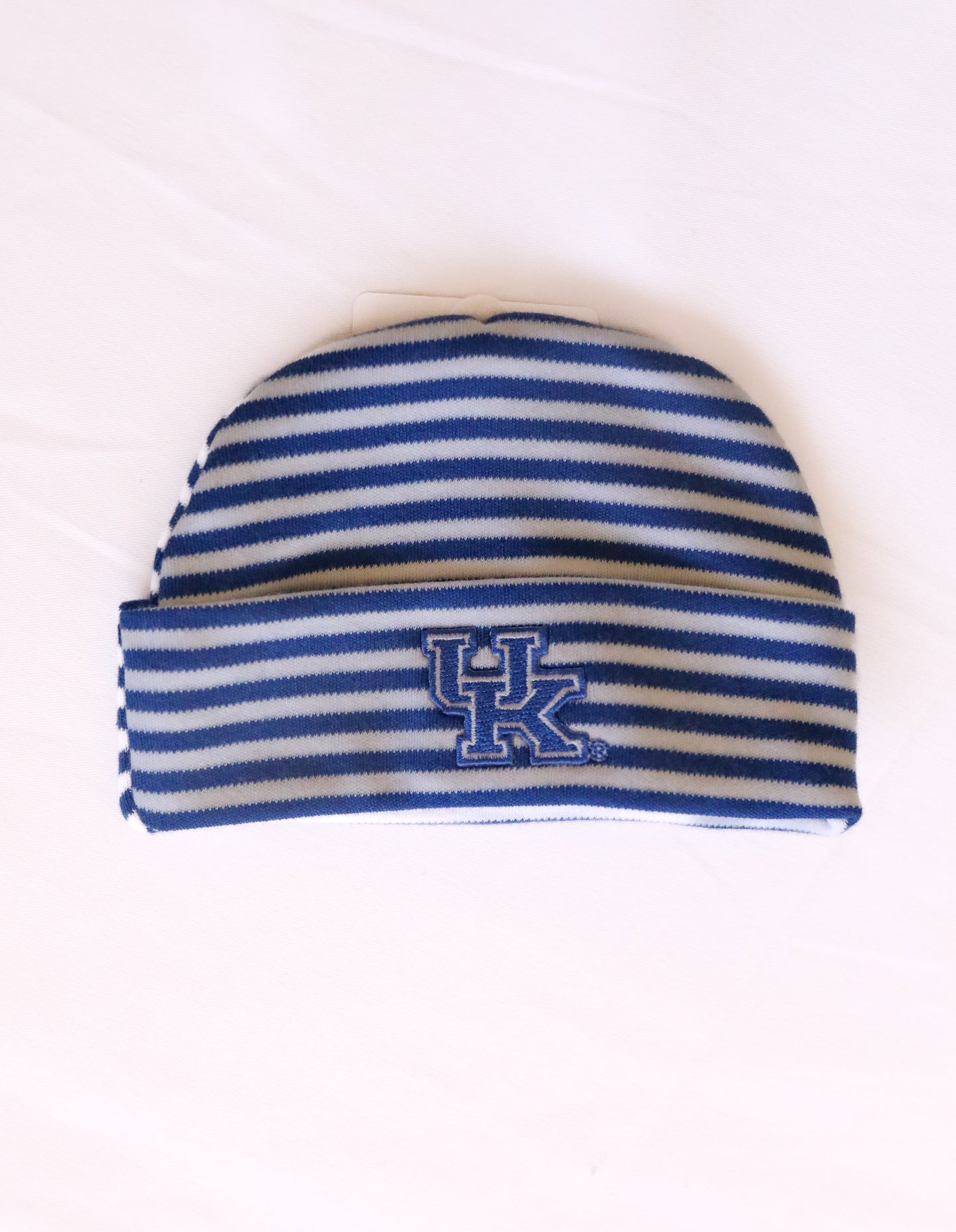 Kentucky Striped Knit Cap- Royal Blue
