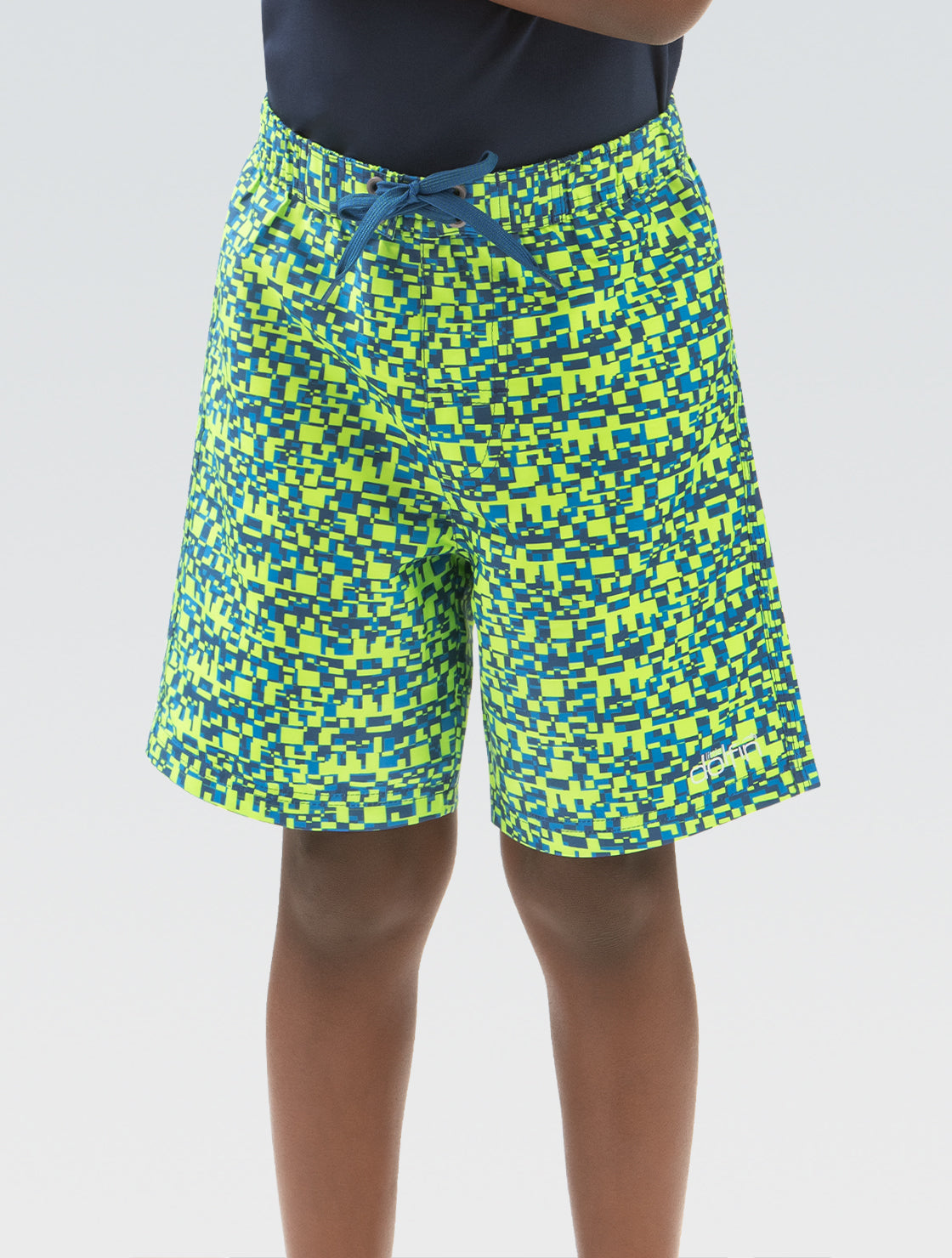 Little Dolfin Gadget Printed Swim Trunks