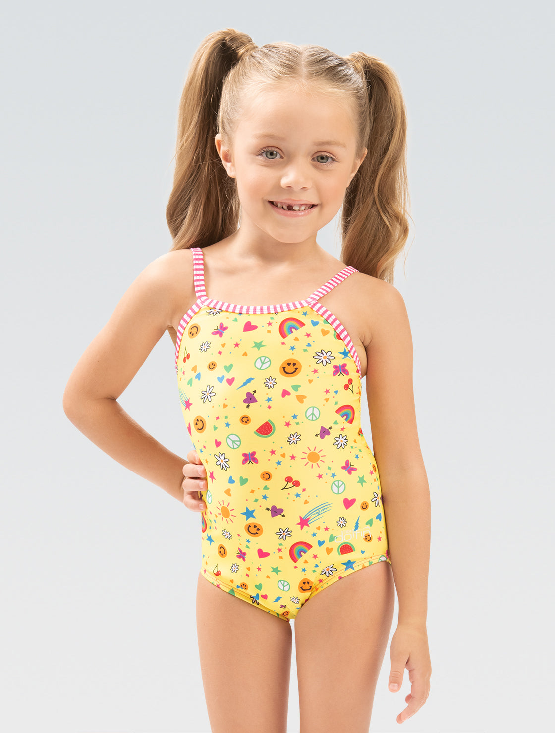 Little Dolfin Girls Smile One Piece Swimsuit – Lele Lane