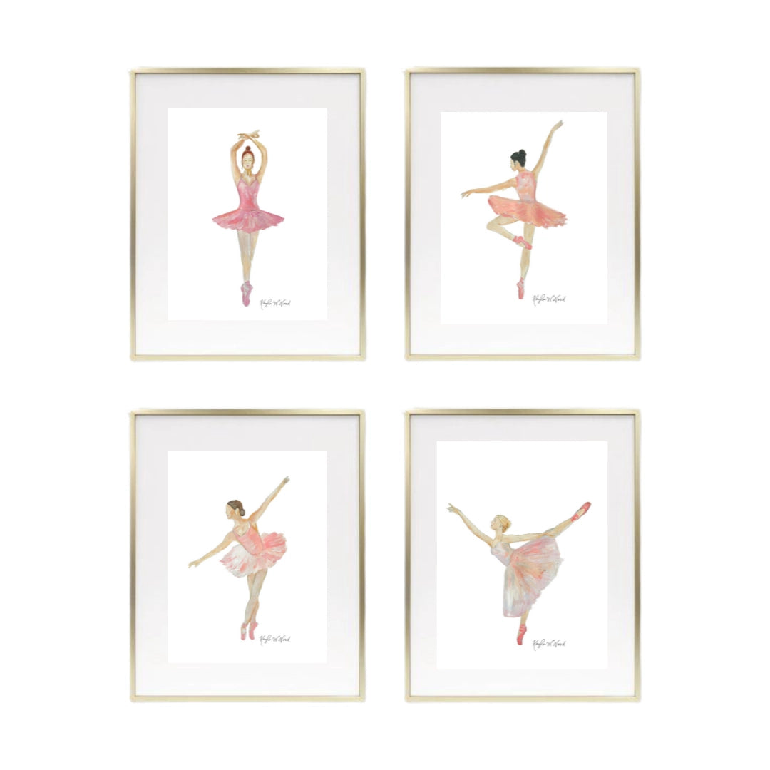 Nursery Ballerina Art 5 x 7
