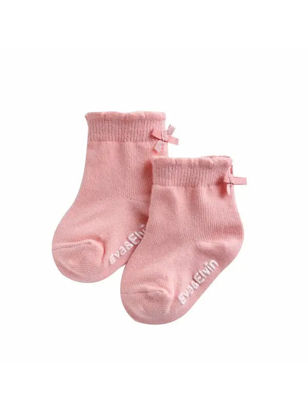 Ribbon Ankle Socks - Pink