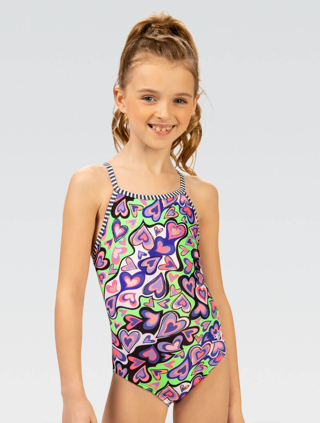 Uglies Girls I Heart U Keyhole One Piece Swimsuit
