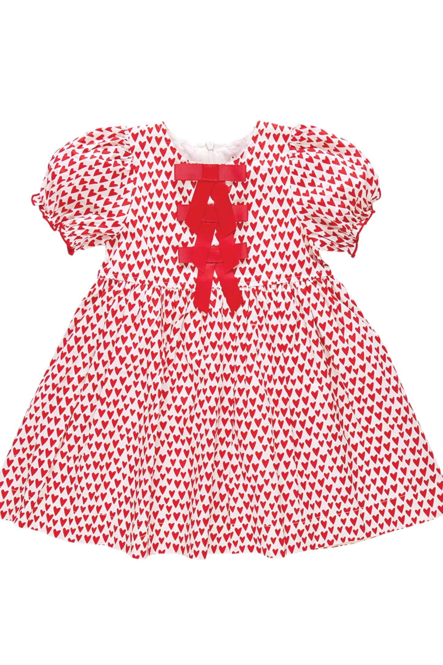 Pink Chicken girls hermione dress - mini hearts