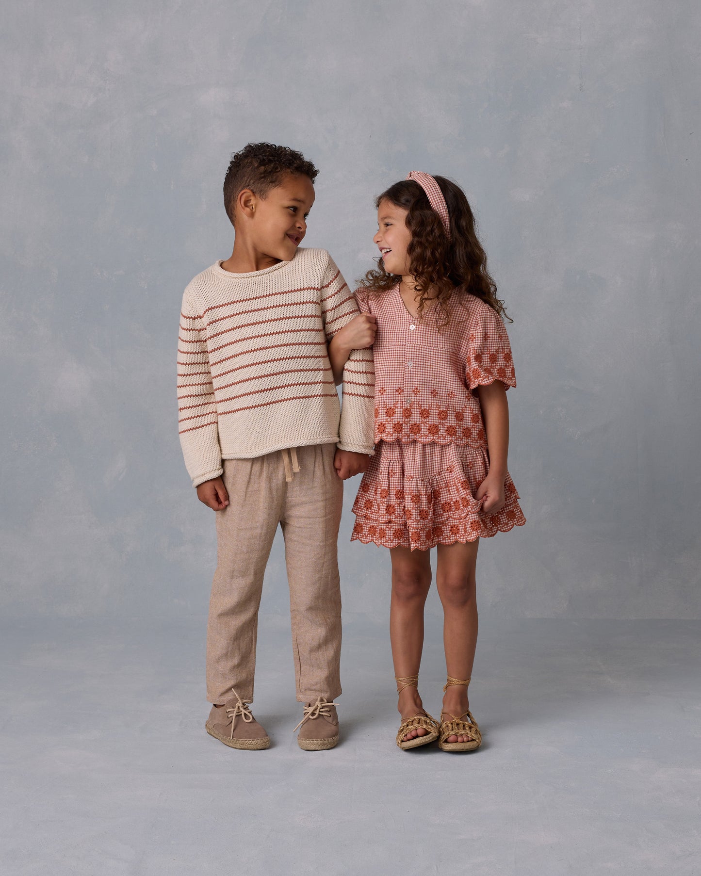 Tiered Mini Skirt || Poppy Gingham