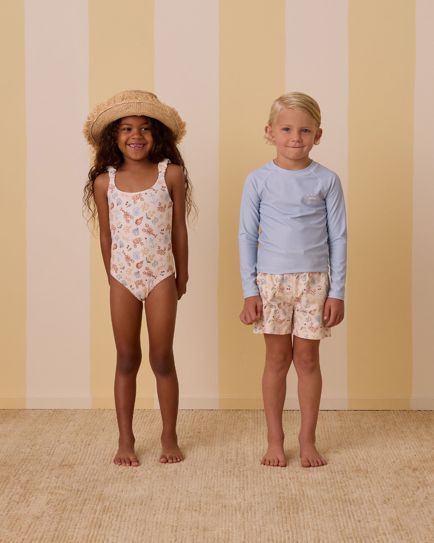 Scrunch One-Piece || Nautical