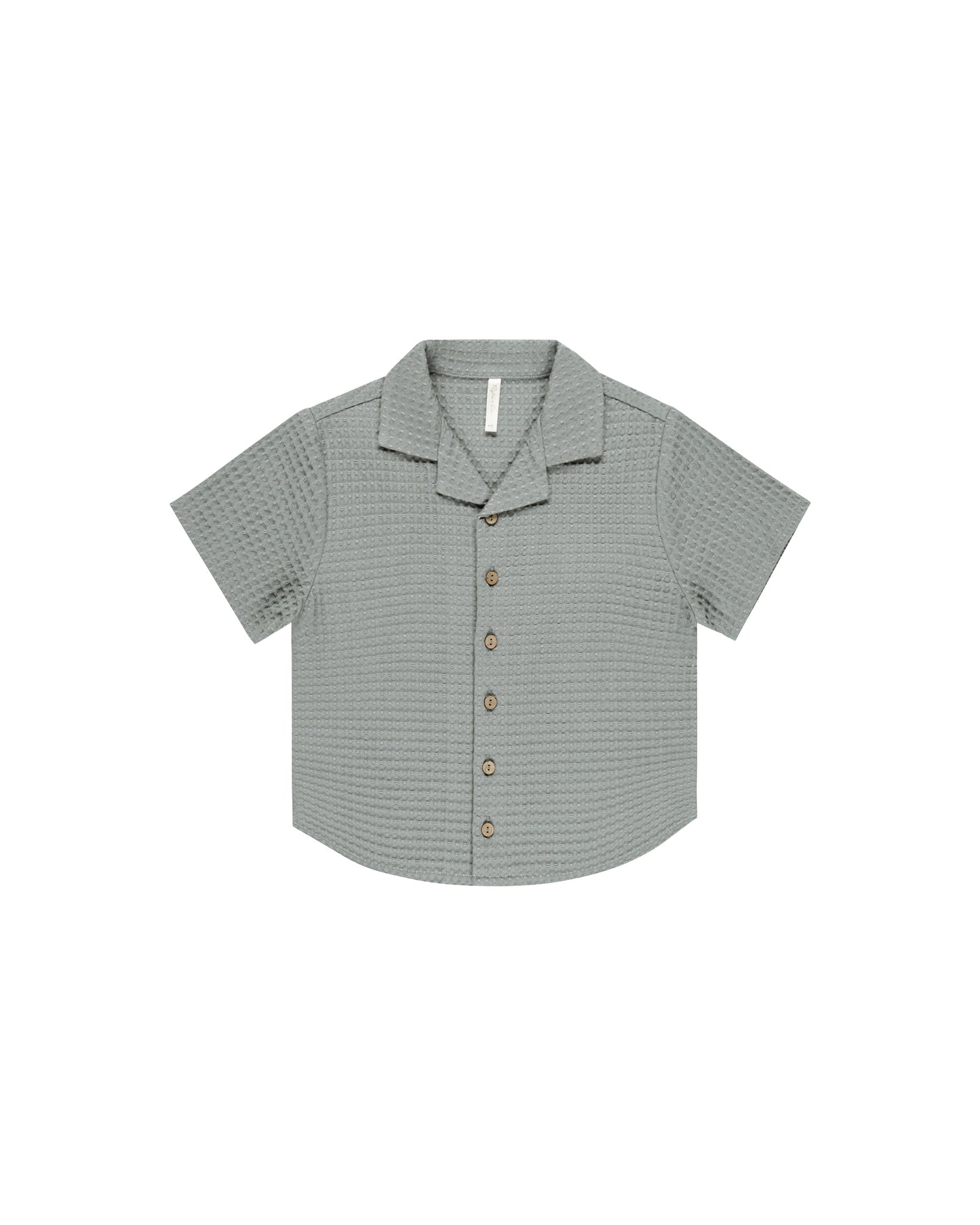 Lapel Collar Shirt || Eucalyptus