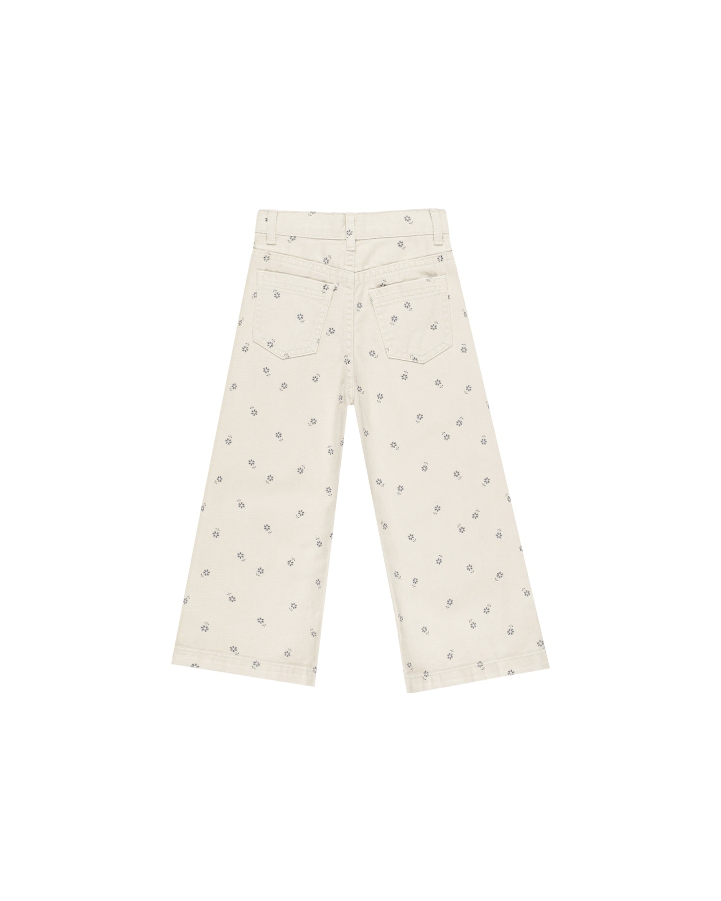 Straight Leg Pant- Blue Daisy