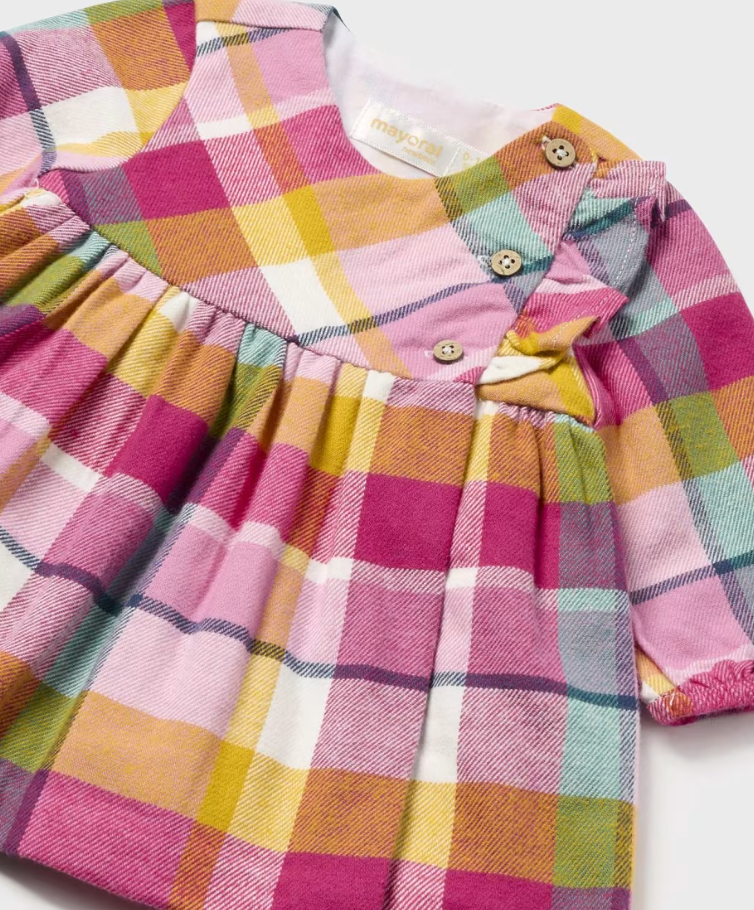 Newborn Girl Checked Dress Newborn Girl Checked Dress