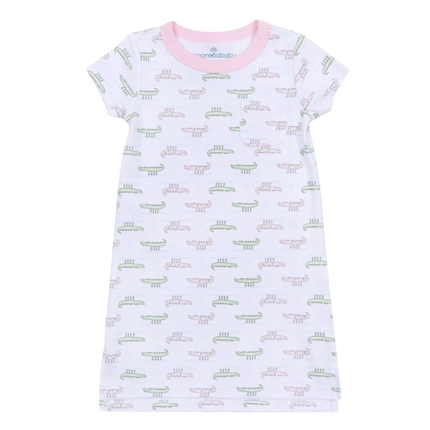 Alligator Pie Nightdress - Pink