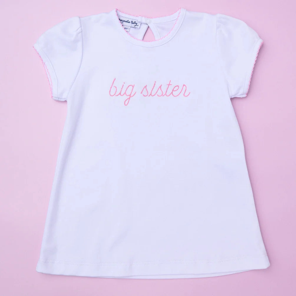 Big Sister Embroidered T-Shirt