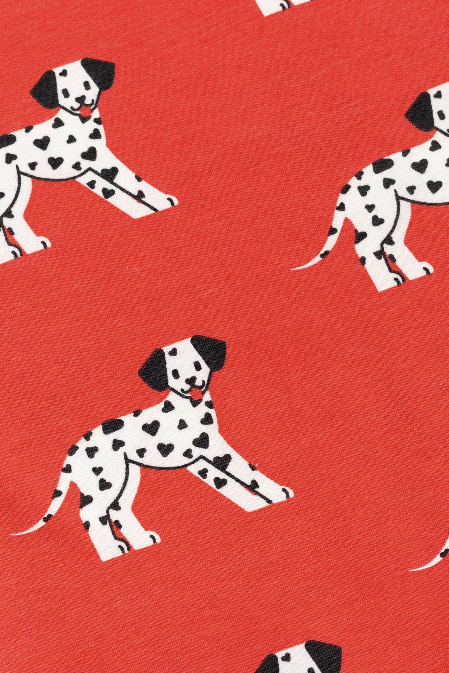 Valentine's Day Jack + Jill Romper_I Heart Dalmatians