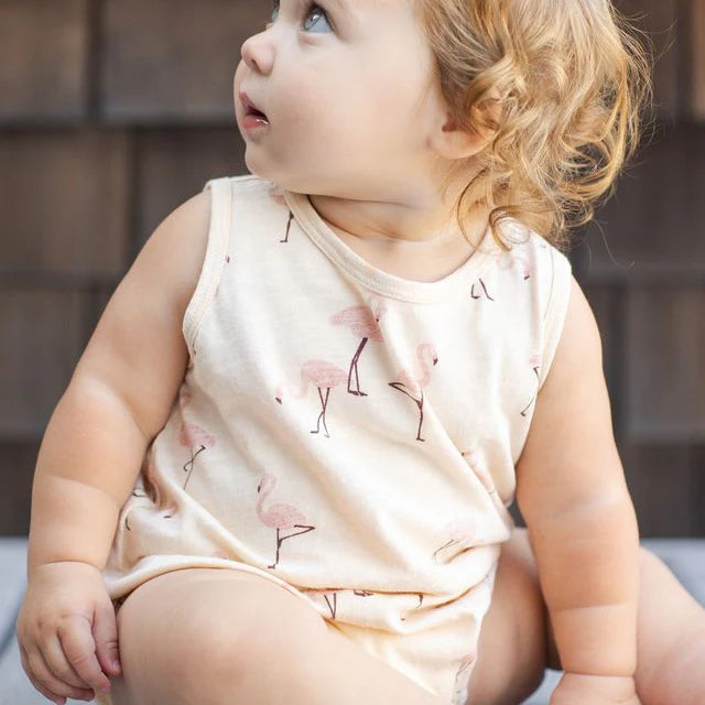 Bubble Onesie || Flamingo