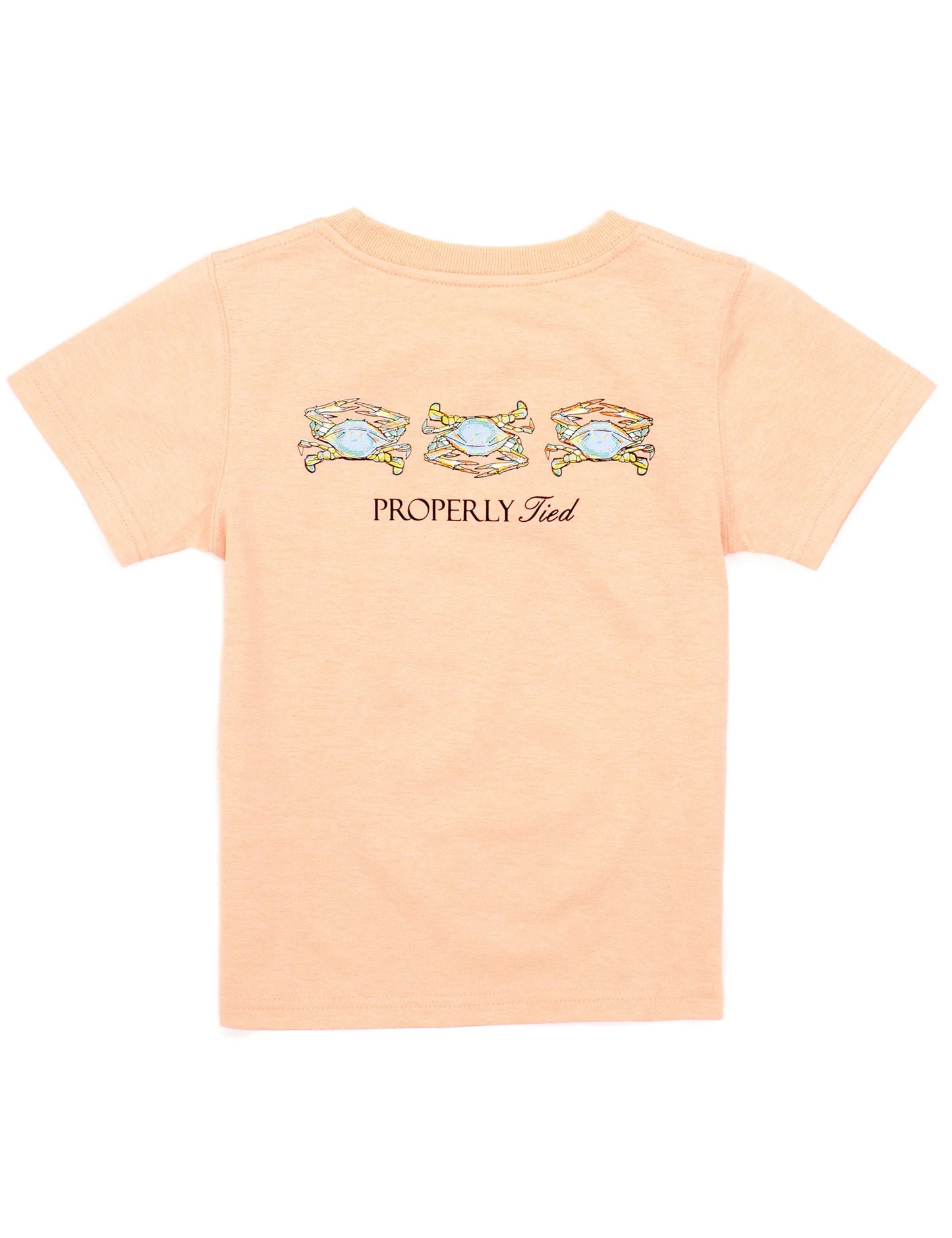 Boys Triple Crab Short Sleeve- Melon