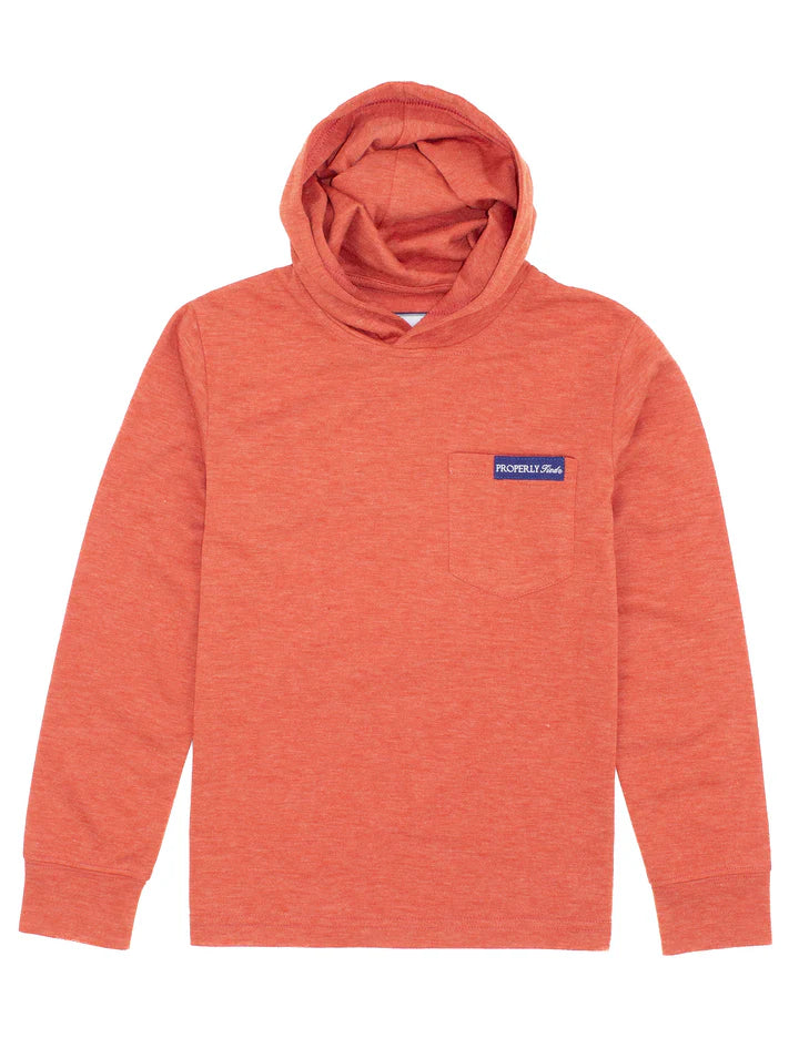 Boys Portland Hoodie- Rust