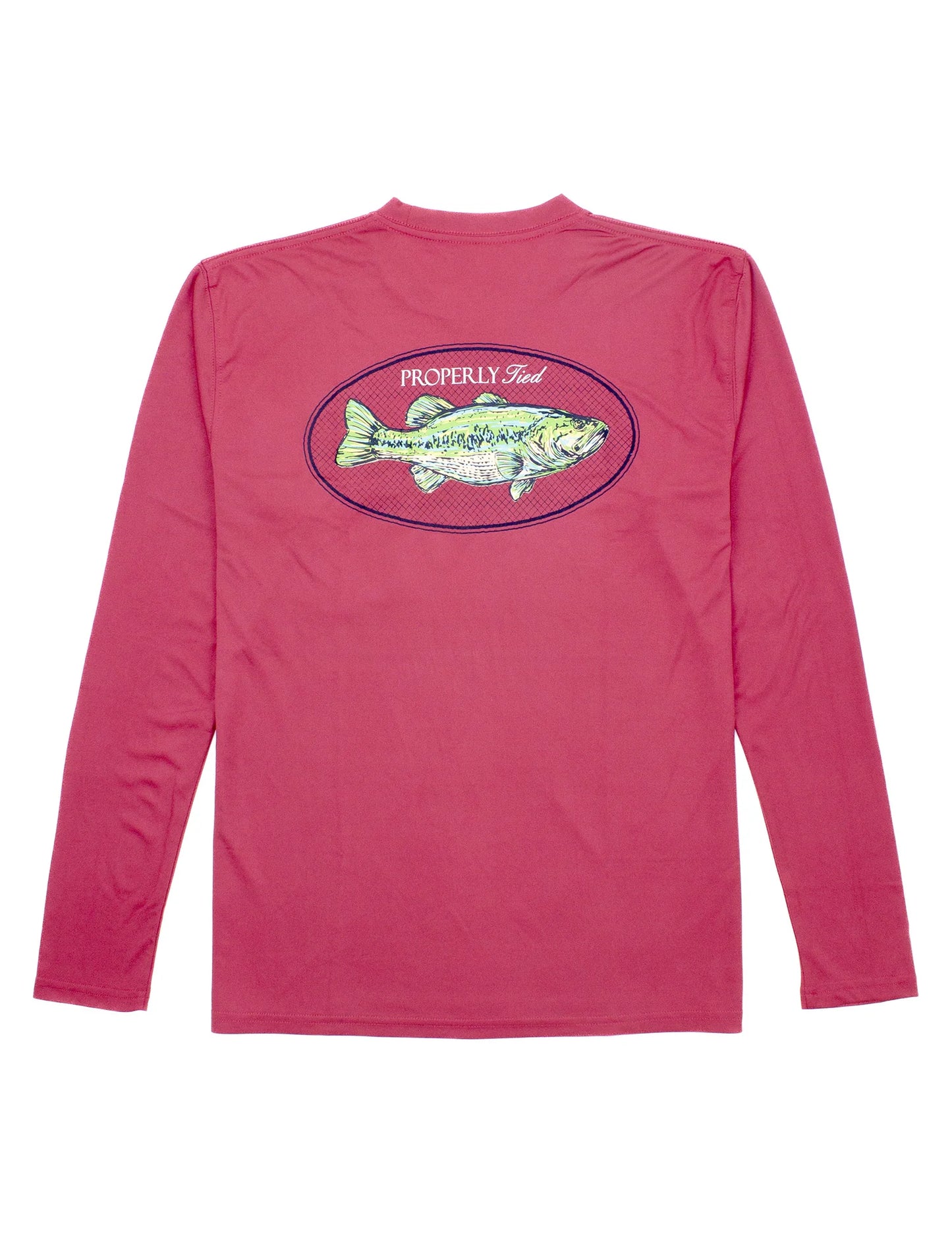 Performance Tee Long Sleeve Bass Cayenne