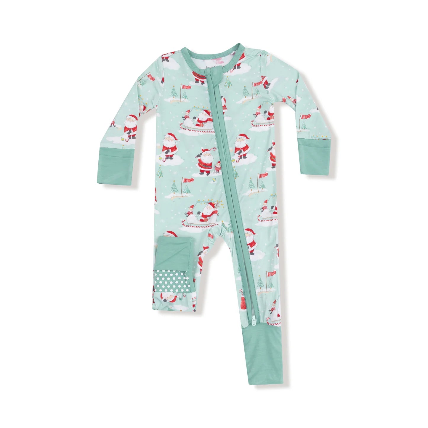 Golfing Santa and Elves Convertible Romper