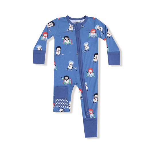 Snow Folks Ice Hockey - 2 Way Zipper Romper