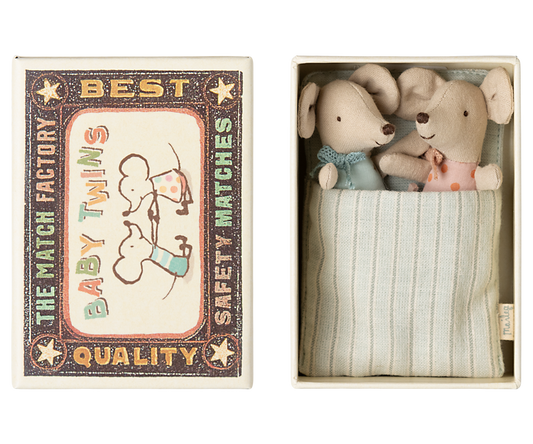 Maileg Baby Twins in Matchbox
