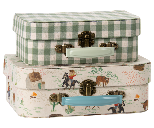 Maileg Two-Piece Suitcase Set- Pony