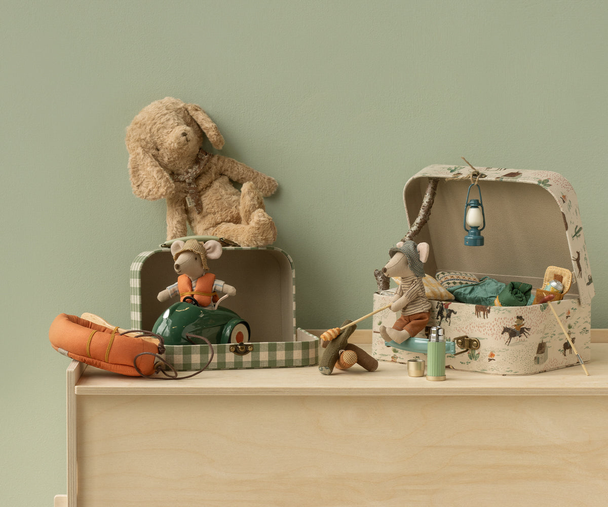 Maileg Two-Piece Suitcase Set- Pony