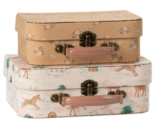 Maileg Two-Piece Suitcase Set- Unicorn