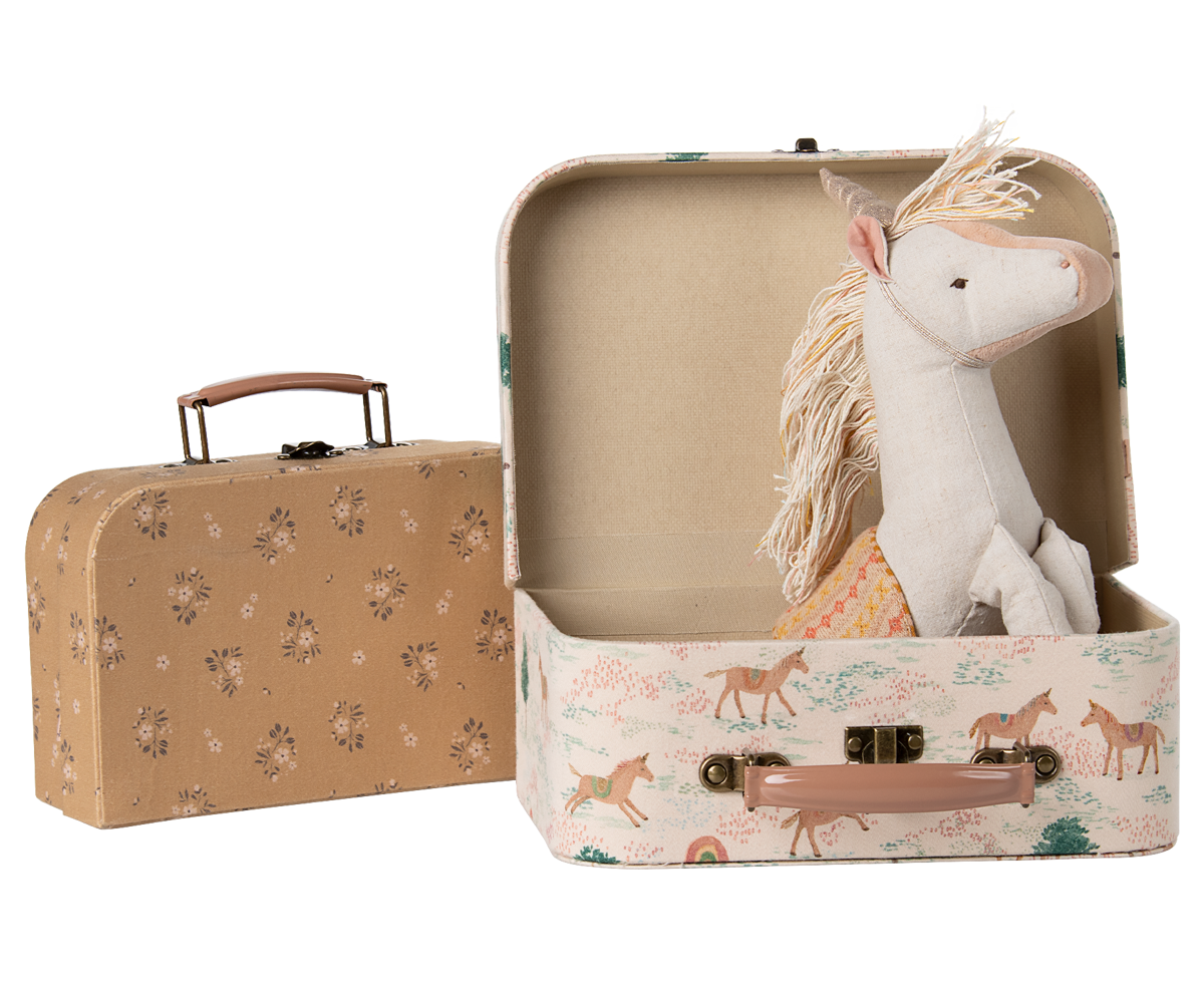 Maileg Two-Piece Suitcase Set- Unicorn