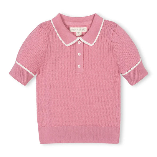 Organic Peter Pan Collar Sweater Polo